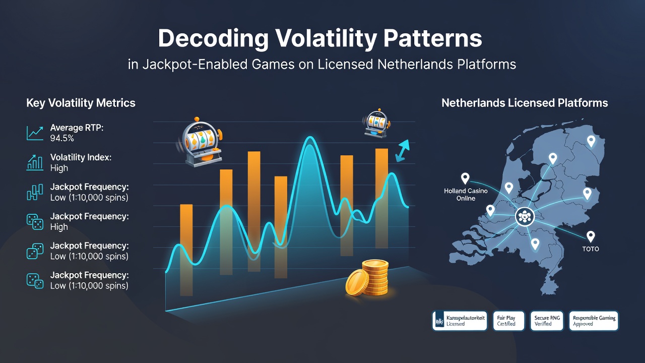 Grafieken en data over volatiliteit in jackpotspellen