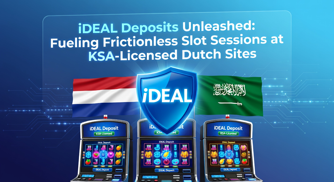 Schermafbeelding van een iDEAL-betaling op een KSA-gelicentieerd online casino, met directe storting naar een slotspel