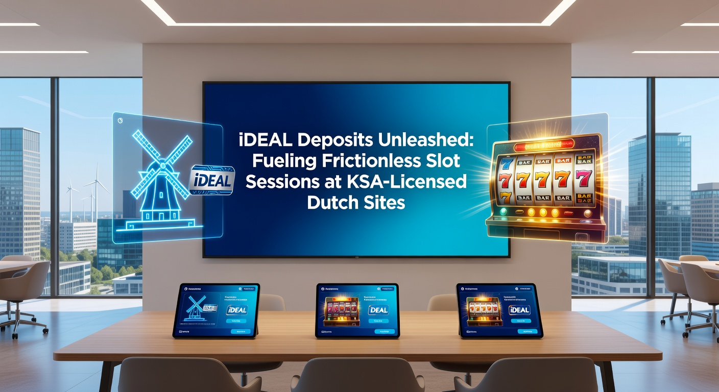 Grafiek met statistieken over iDEAL-transactiesnelheden en slotwinsten bij Nederlandse casino's, inclusief KSA-logo
