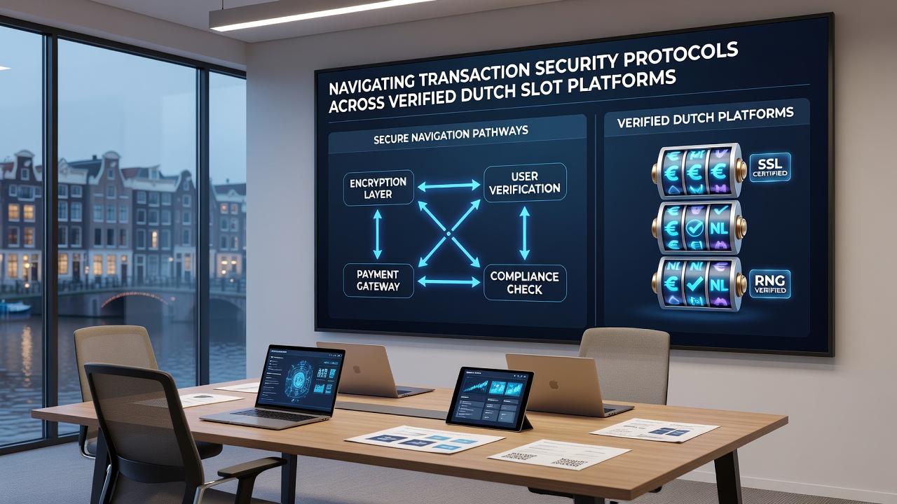 Detailopname van encryptieprocessen tijdens mobiele transacties op Nederlandse slotplatforms