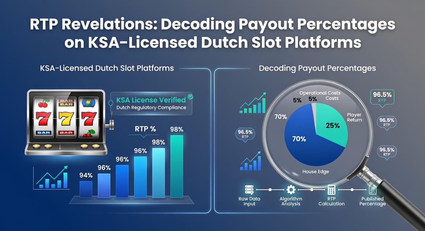 Grafiek met RTP-percentages van populaire slots op Nederlandse platforms, tonen variërende uitbetalingscurves
