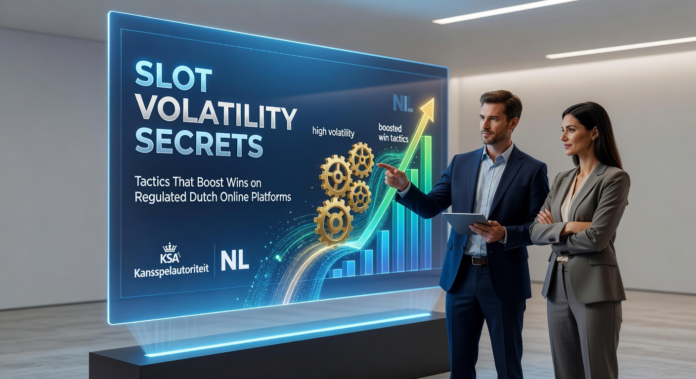 Grafiek met slot volatility niveaus op een Nederlands online casino platform, tonen lage, medium en hoge variantie
